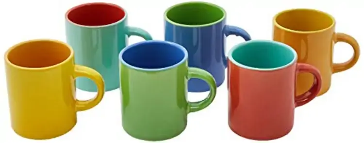 Jogo Mini Caneca Color 6pcs