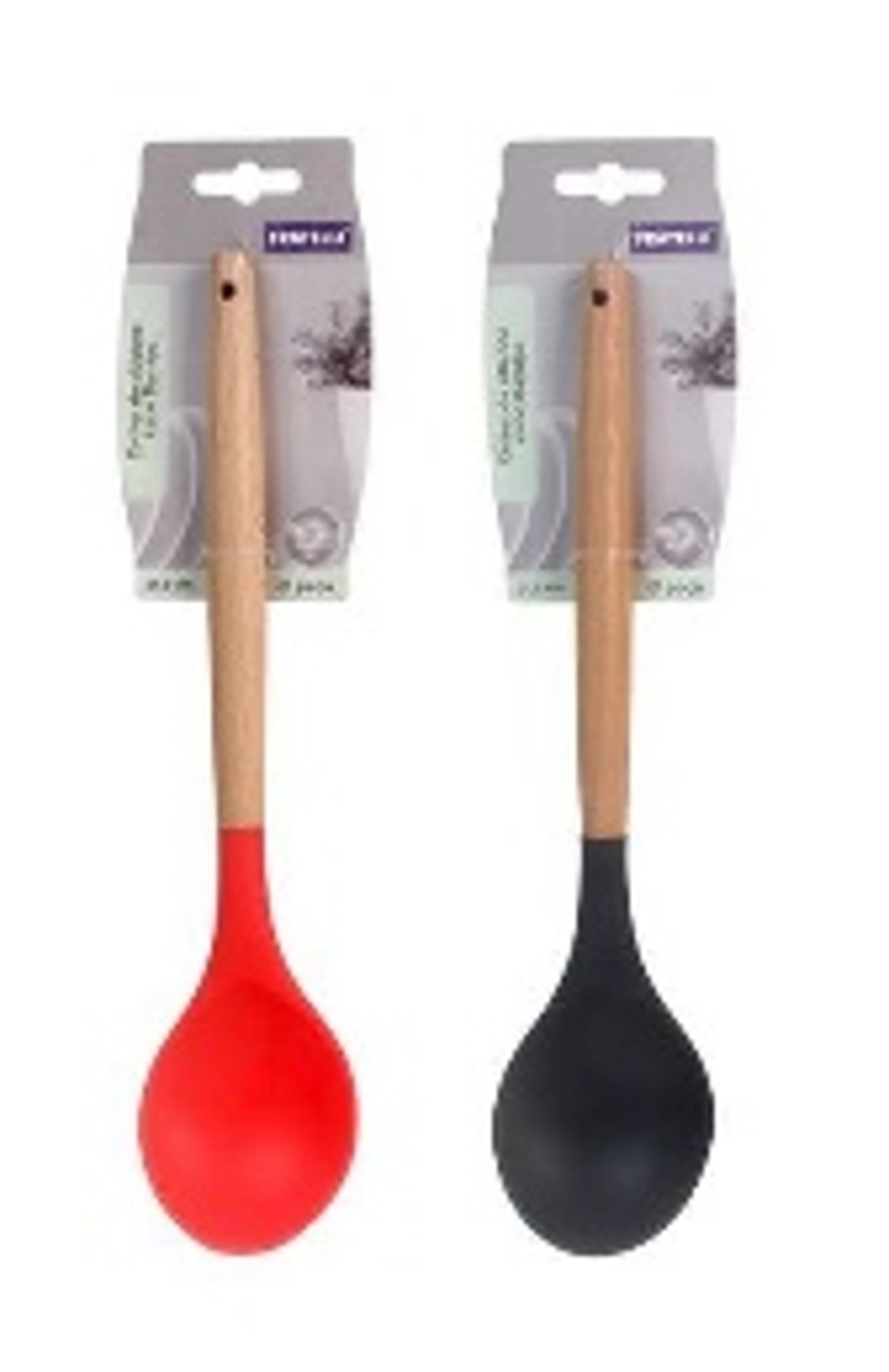 Colher De Silicone Com Cabo De Bambú Fratelli 31,5cm