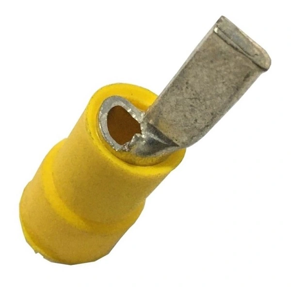 Terminal Pré Isolado Pino Chato 25mm² Tpp-25-16 Amarelo 10 Peças