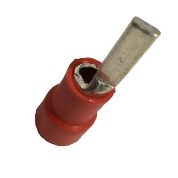 Terminal Pré Isolado Pino Chato 10mm² Tpp-10-15 Vermelho 10 Peças