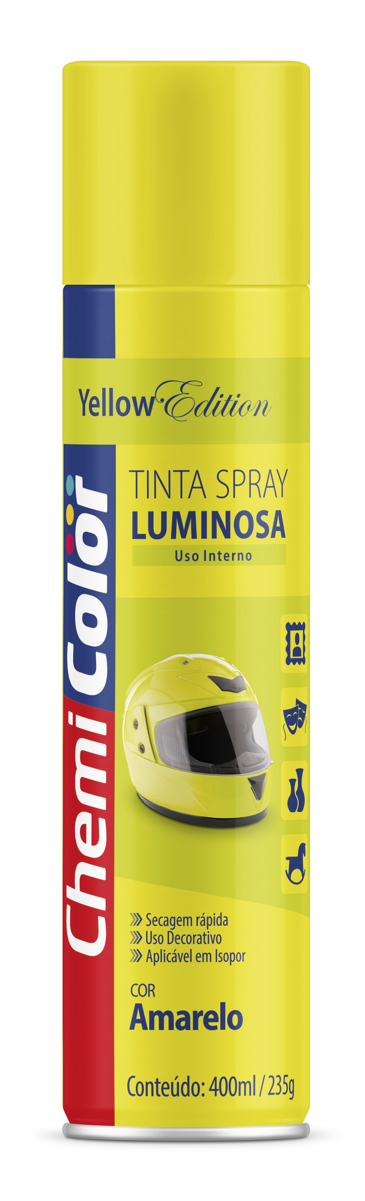 Tinta Chemicolor Luminosa Amarelo 680141 Baston