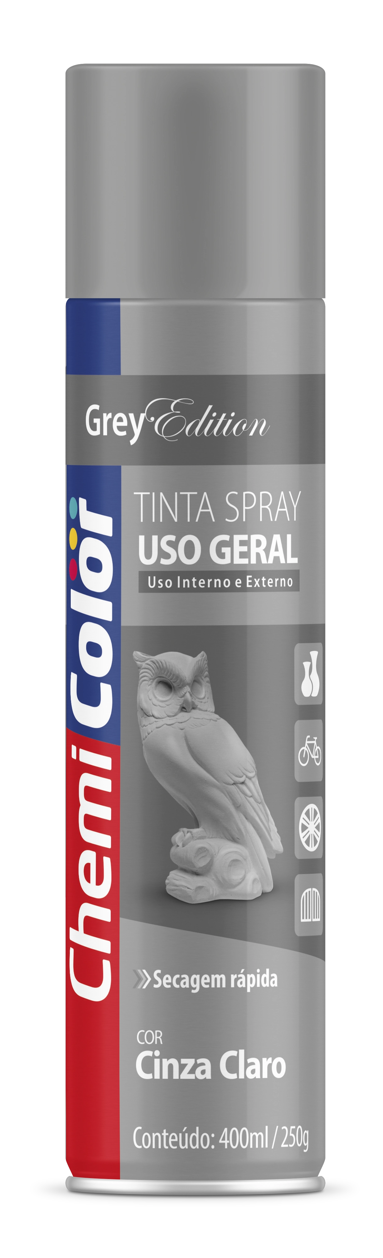 Tinta Spray Cinza Claro 400ml