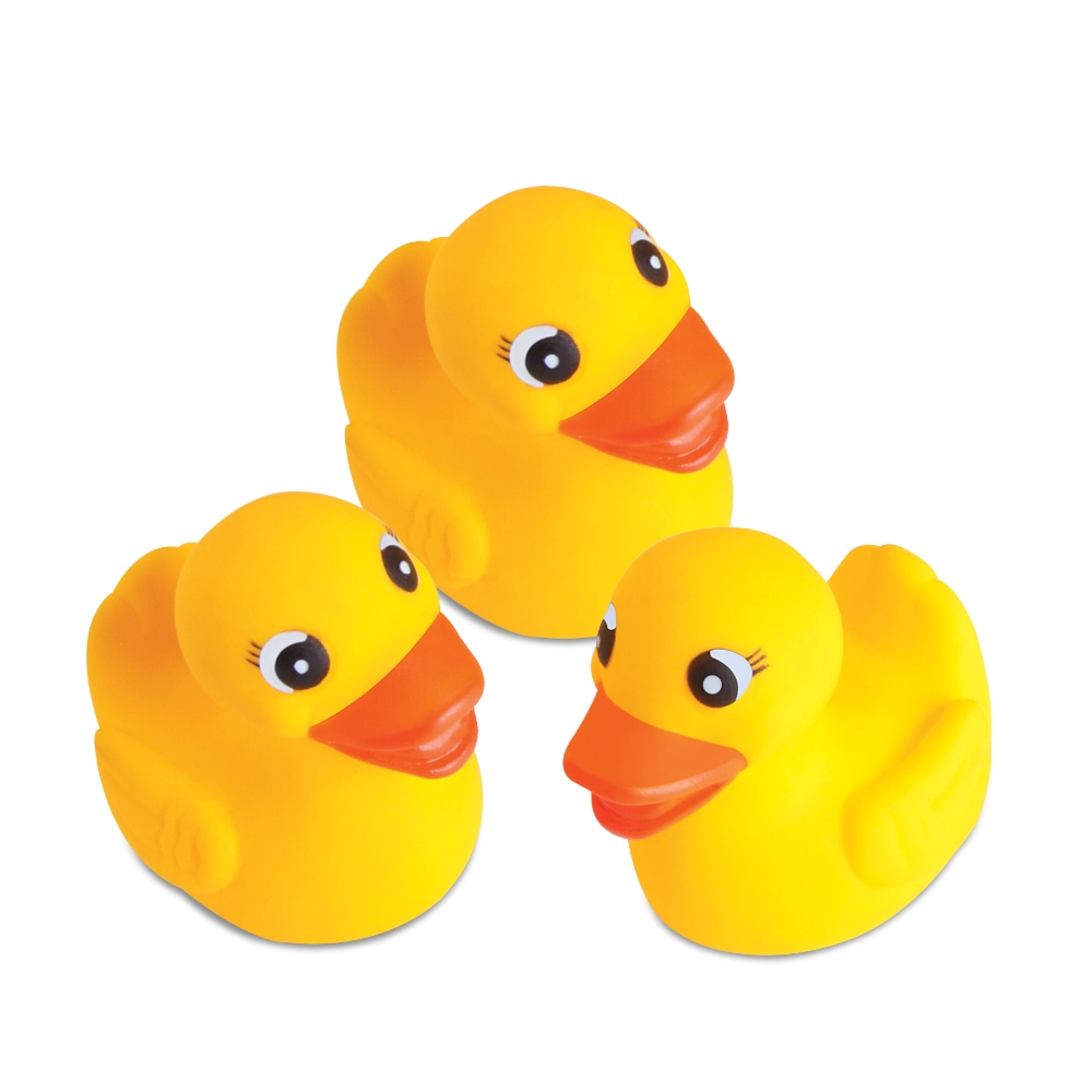 3 Patinhos P/ Banho Baby Bee Toys Un