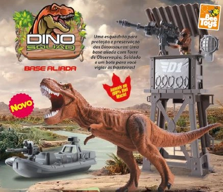 Dinossauro Dino Squad Base Aliada 577 Bee Toys