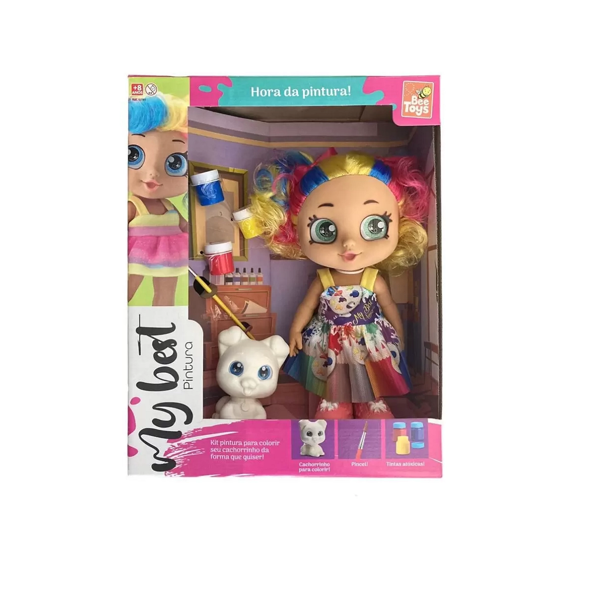 Boneca My Best Pintura 790 Bee Toys