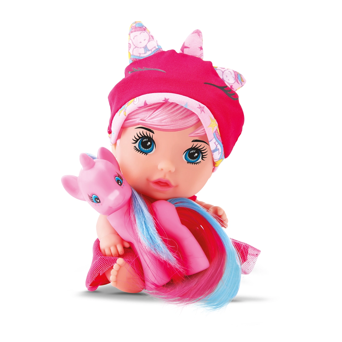 Boneca Mini Hugs Unicornio 0986 Bee Toys
