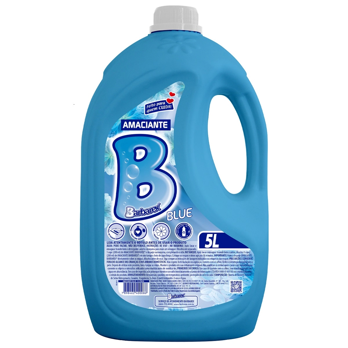 Amaciante Barbarex 5l Blue