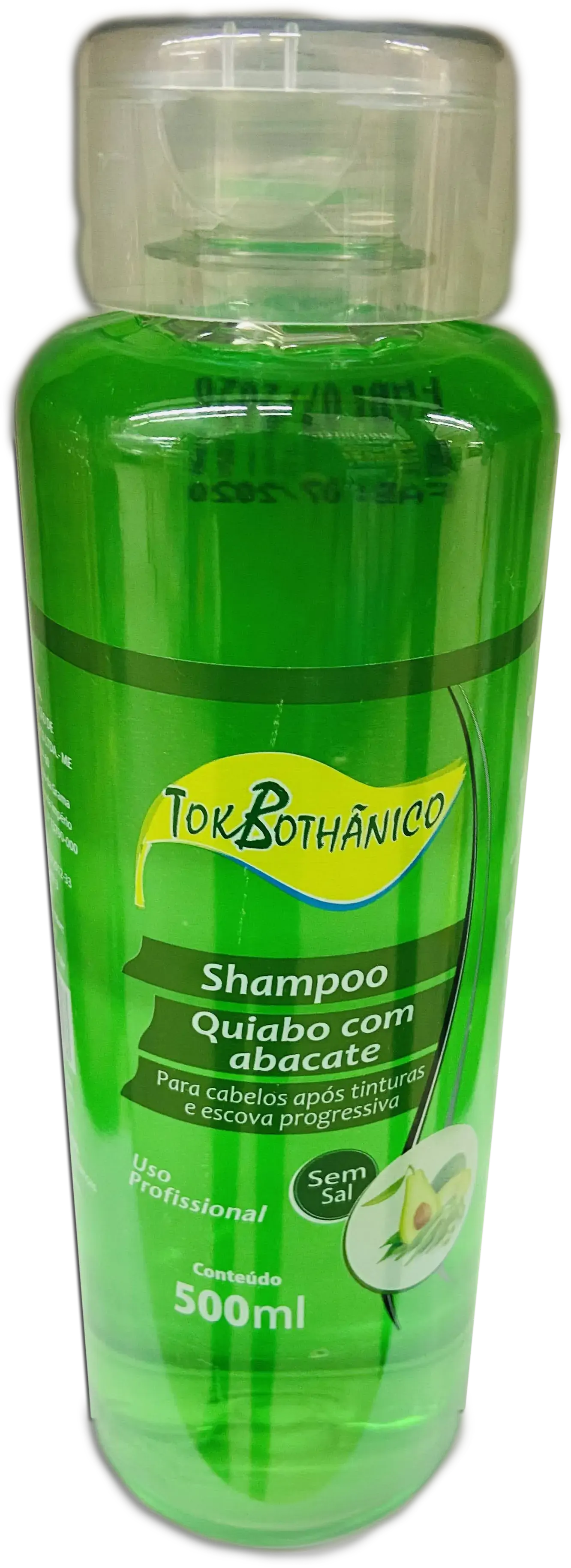 Shampoo Tok Bothanico Quiabo Abacate S/sal