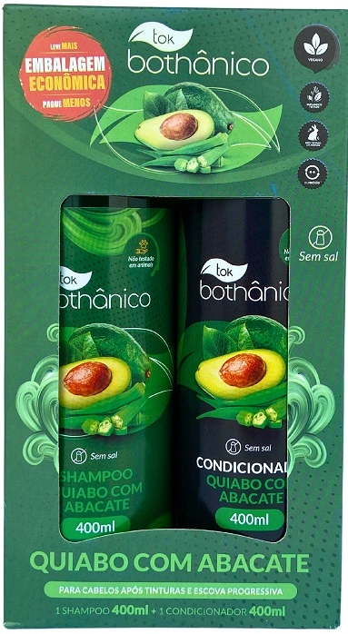 Kit Sh Co 400ml Tok Bothanico Abacate