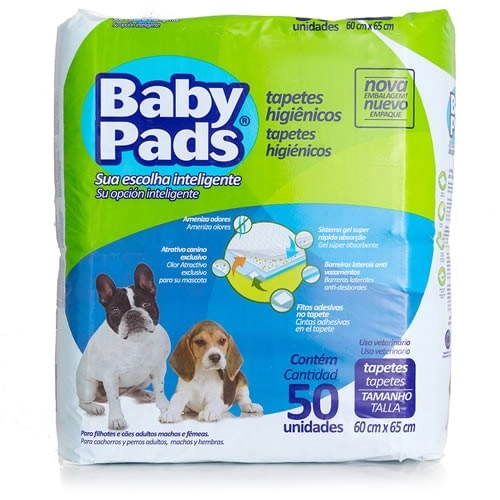 10 Tap.hig.baby Pads 50un