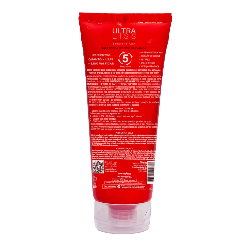 Knut Ultra Liss 5 Min Masc 200ml 1638