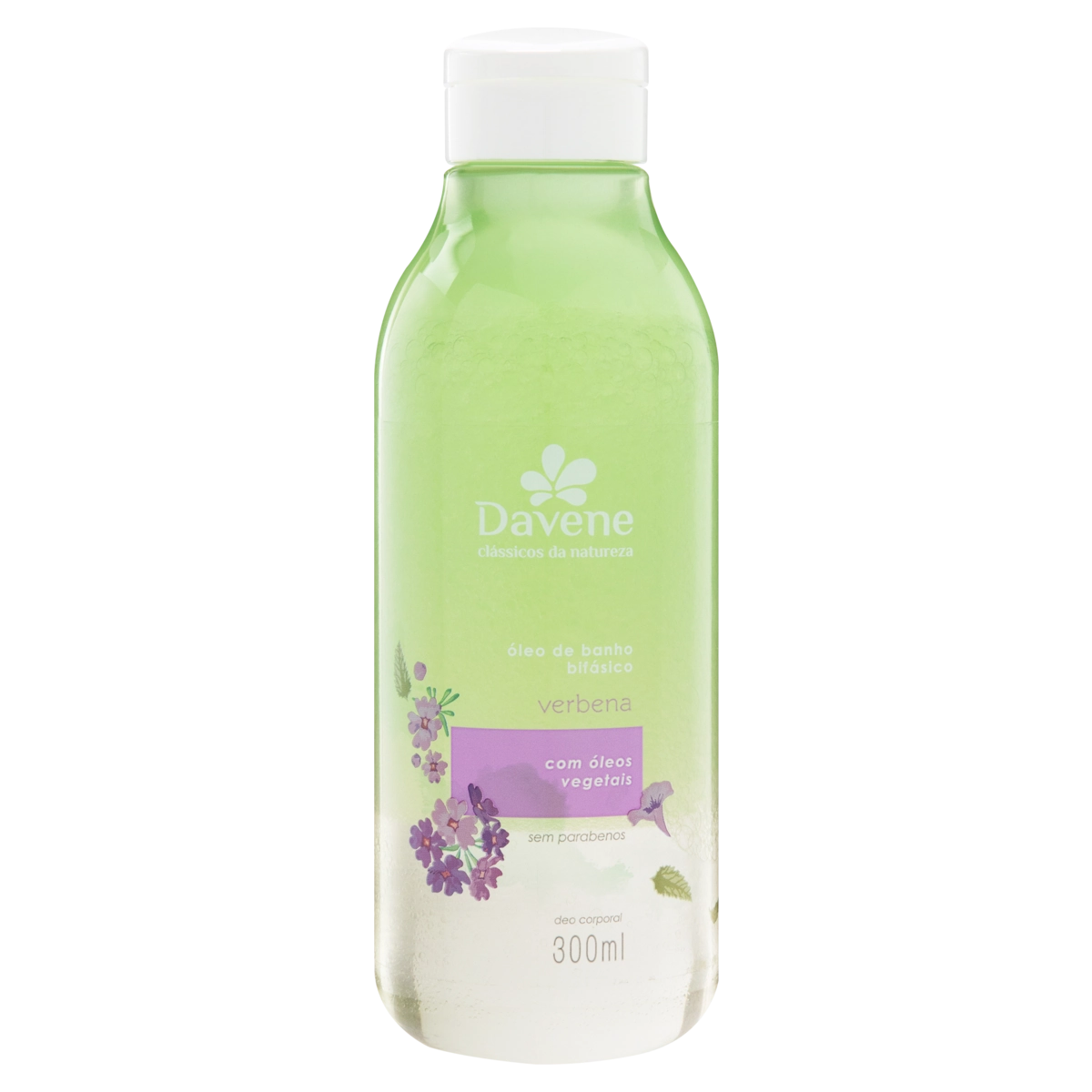 óleo De Banho Bifásico Verbena Davene Clássicos Da Natureza Frasco 300ml