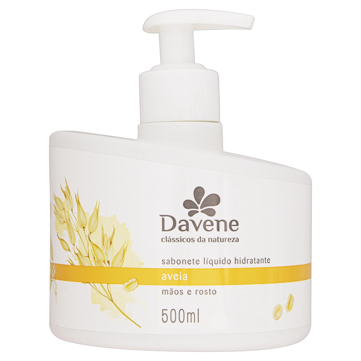 Sabonete Líquido Hidratante Mãos E Rosto Aveia Davene Clássicos Da Natureza Frasco 500ml