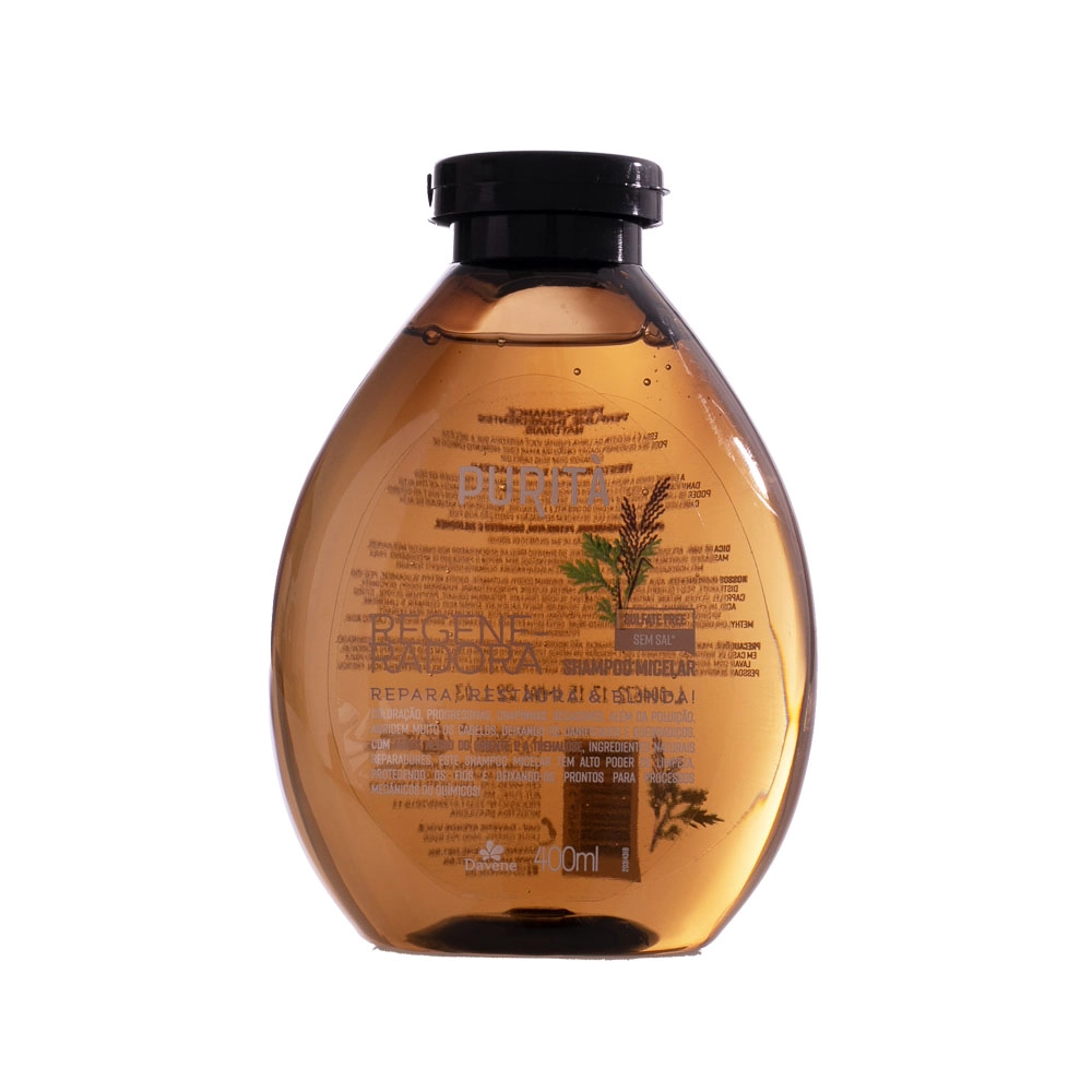 Shampoo Micelar Purita Davene 400ml Regenerador