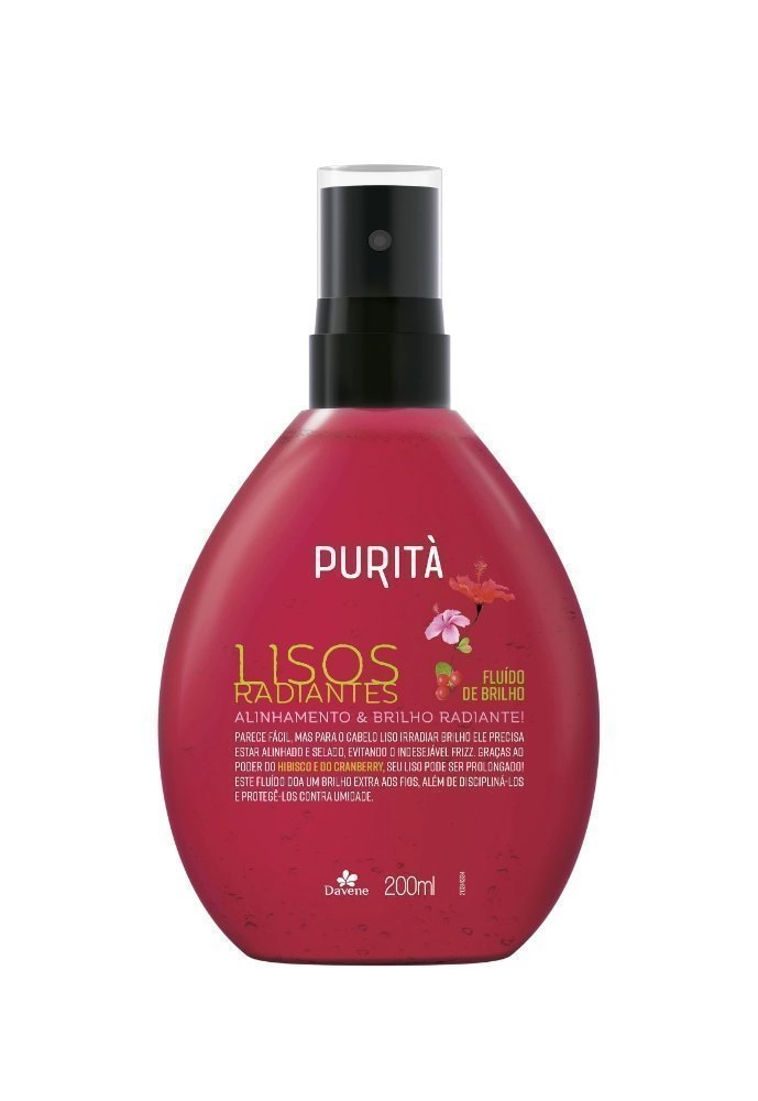 Fluido De Brilho Purita 200ml Lisos Rad.