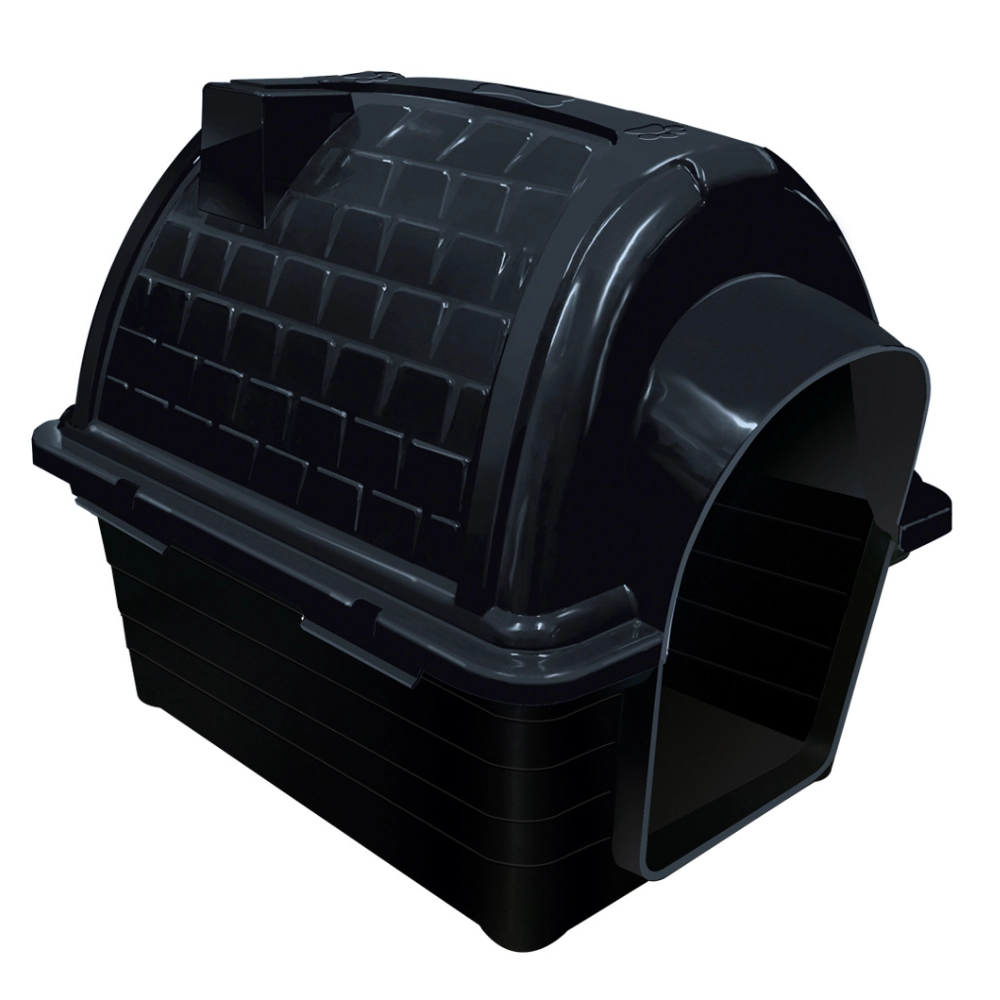 Casinha Plast Iglu Preta N3 886 Furacao Pet