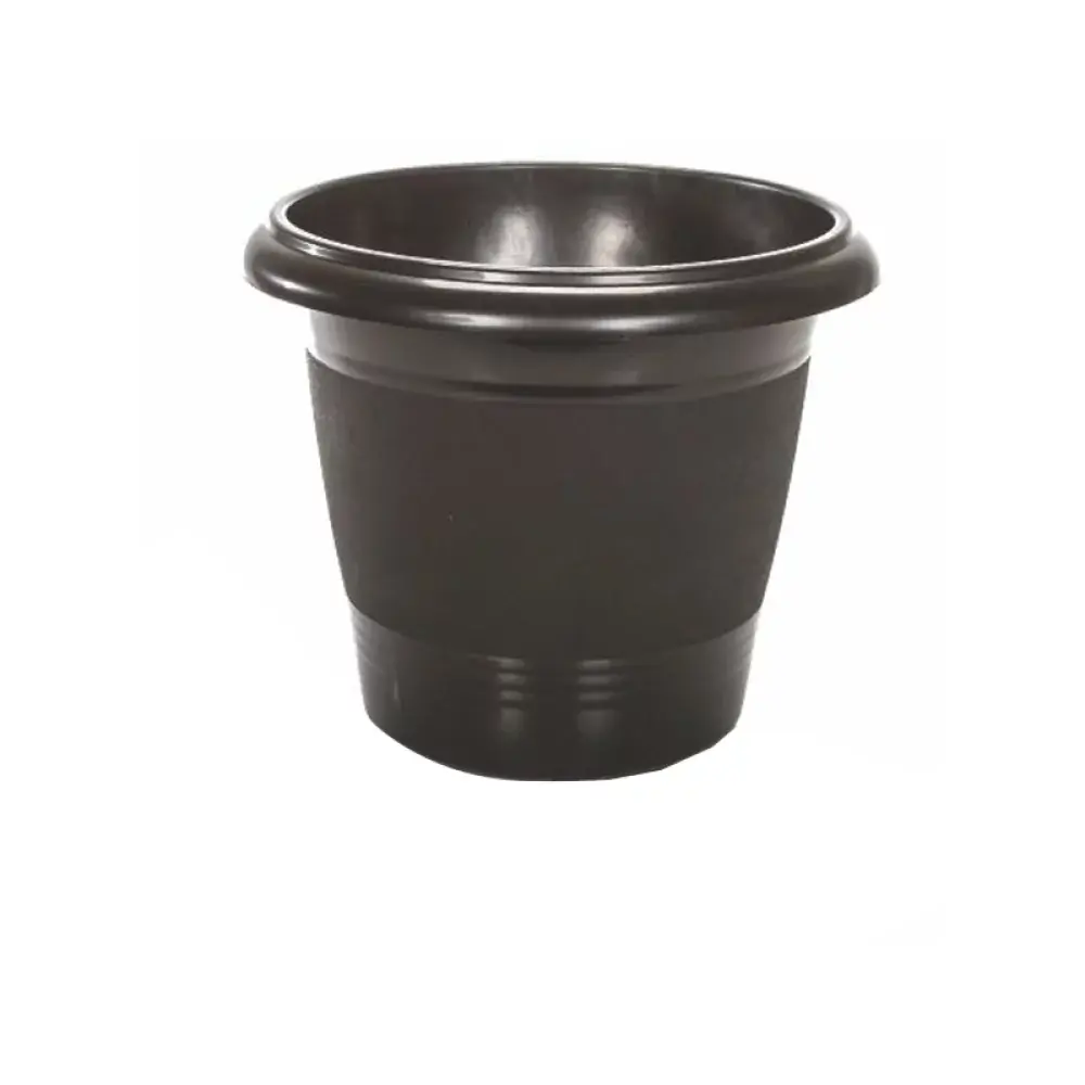 Vaso Preto Pequeno Redondo