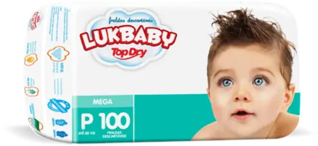 Fralda Luk Baby C/100 P