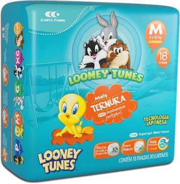 Fralda Looney Tunes Show J Pack M C/26