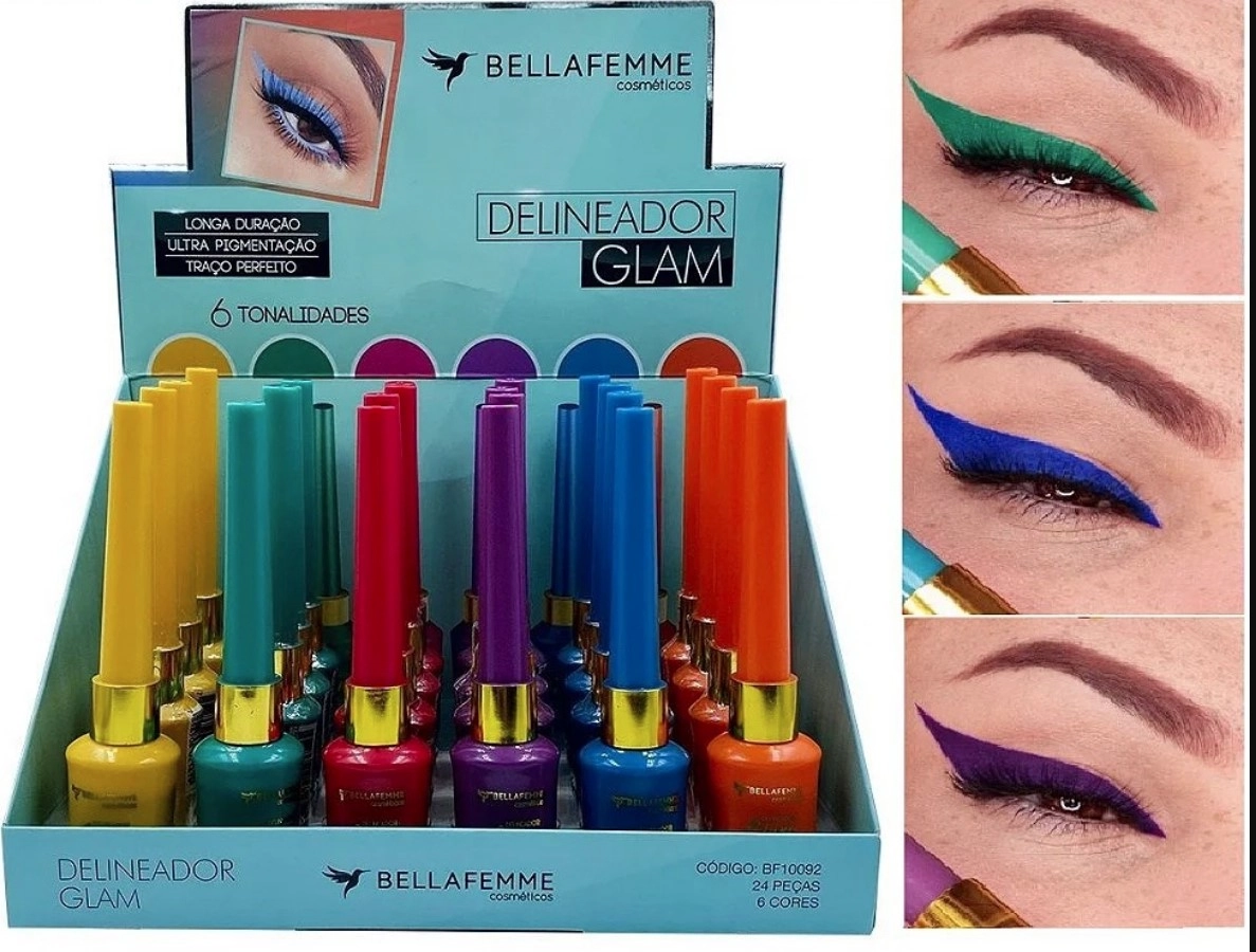 Delineador Colorido Bella Femme,