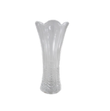 Vaso De Vidro Decor Transparente 13x23cm