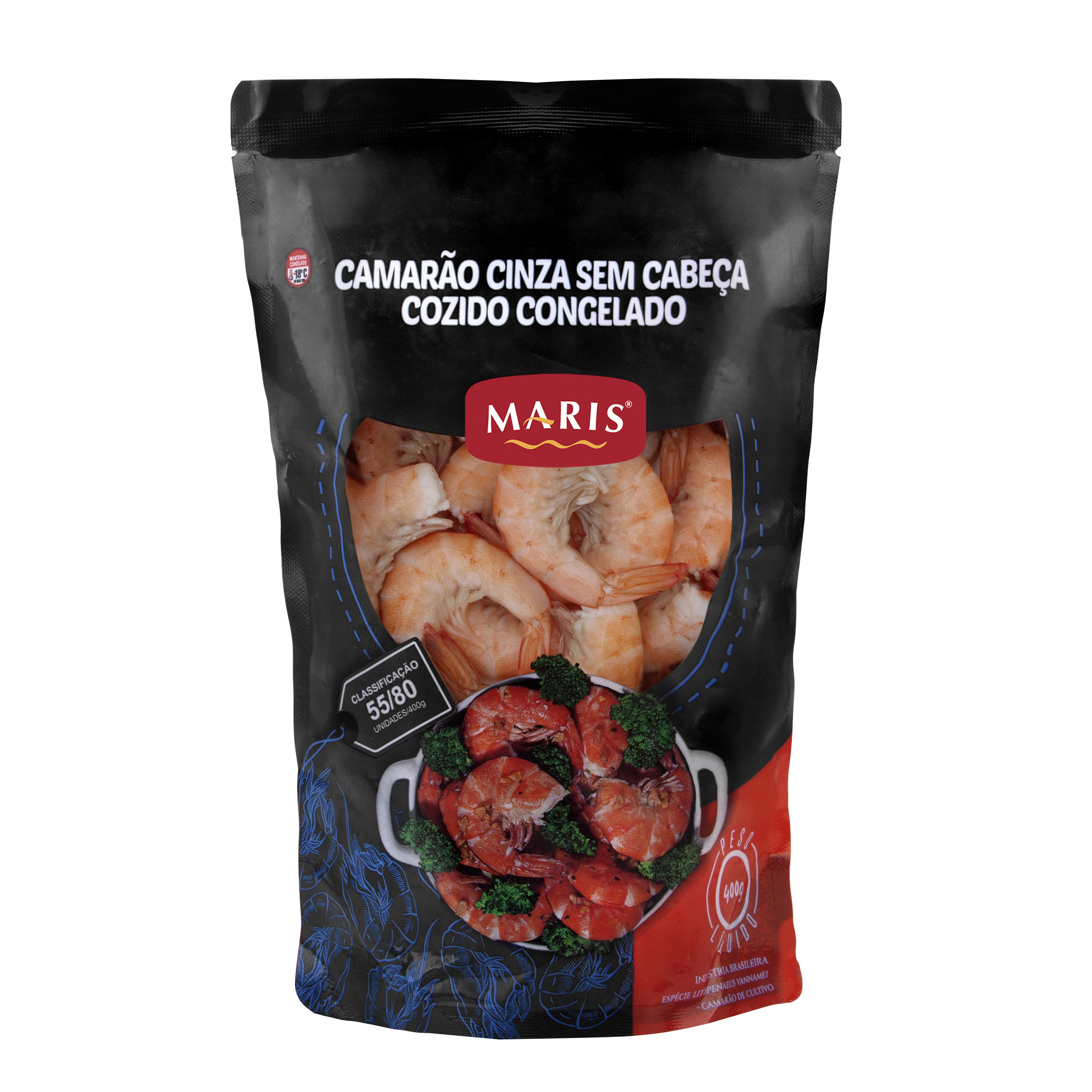 Peixe Cong Camarao S/cabeça