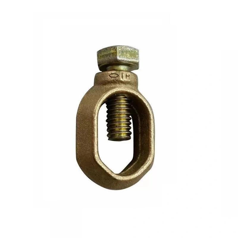 Conector Grampo p/ Haste Aterramento 1/2"-5/8" cabo 6-50mm² 4 Peças Intelli