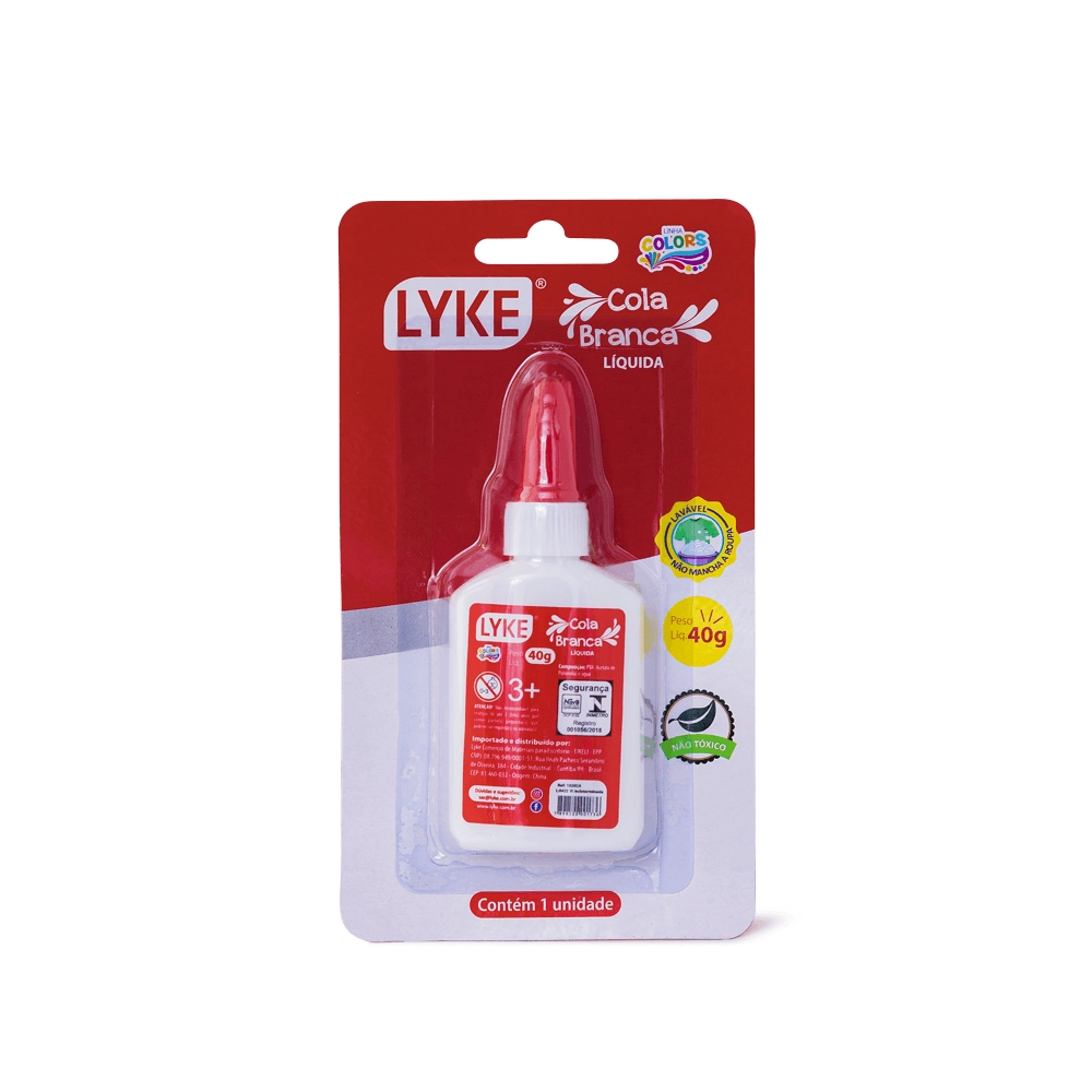 Cola Liquida Branca 40g 102026 Lyke