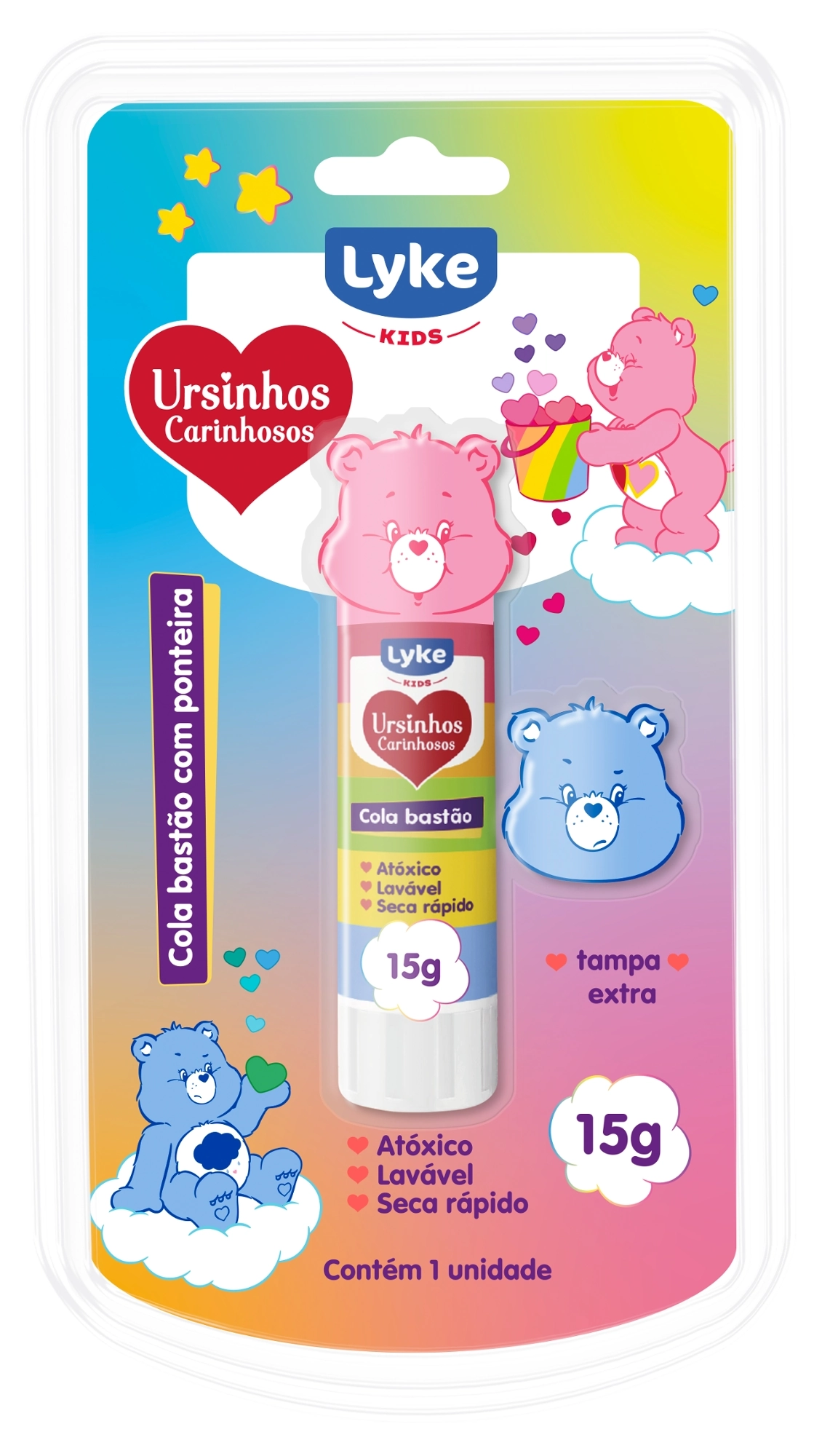 Cola Bastao Ursnhos Carinhosos 15g 400103 Lyke