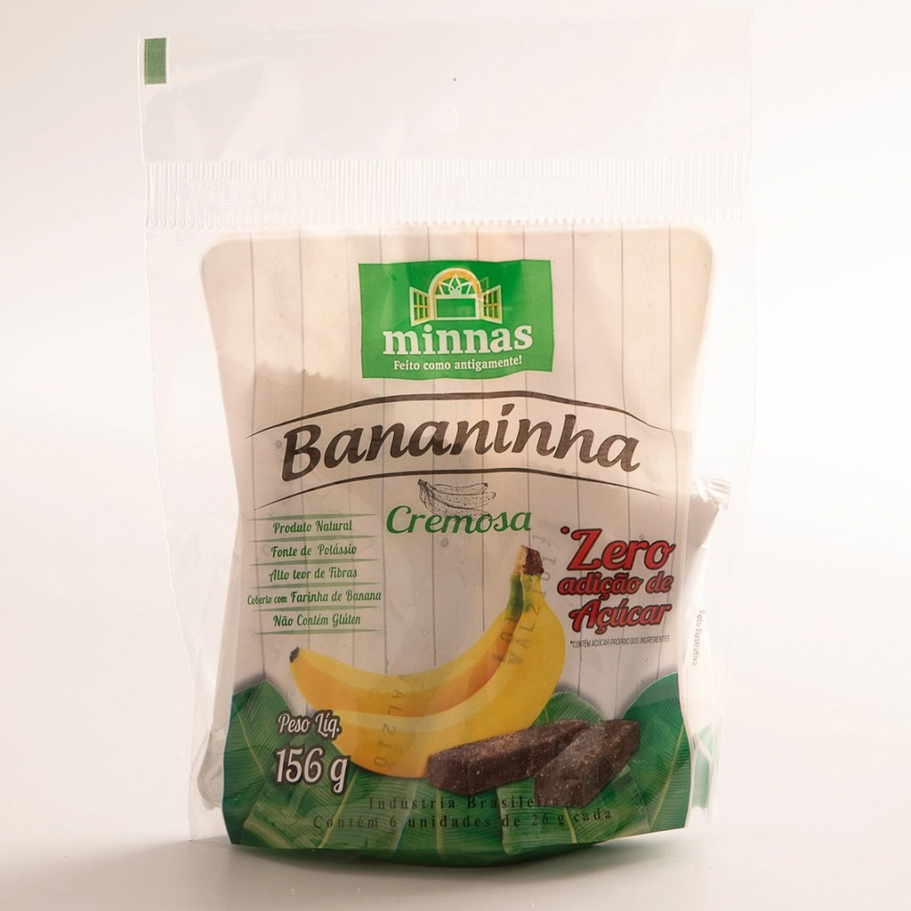 Bananinha Cr Minnas Zero Acucar 156g