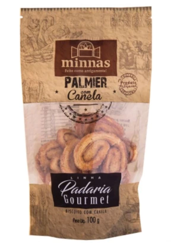Bisc Palmier Minnas 100g C/ Canela