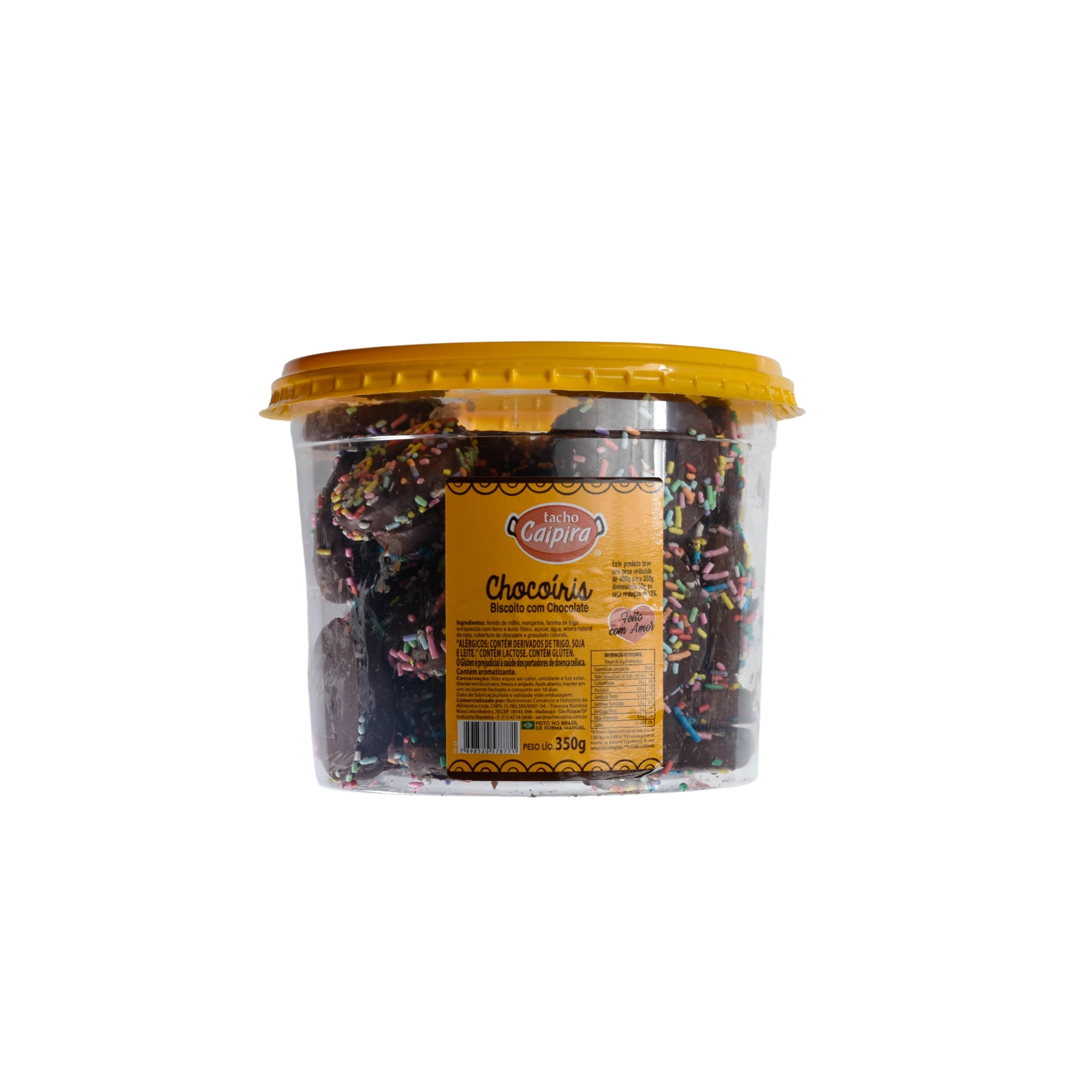 Bisc Tacho Caipira Chocoiris Pt 400g