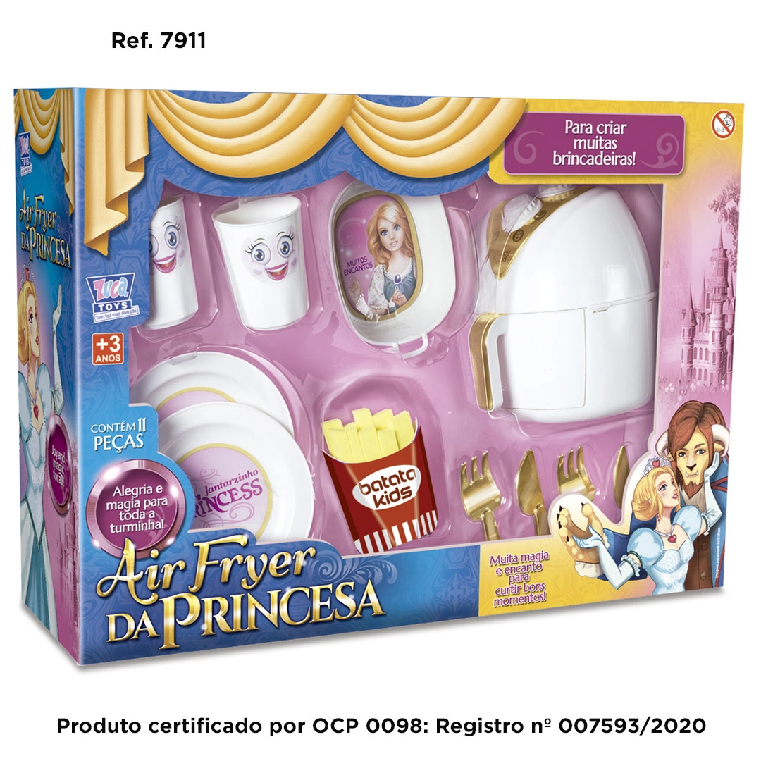 Kit Zuca Toys Air Fryer Princesa