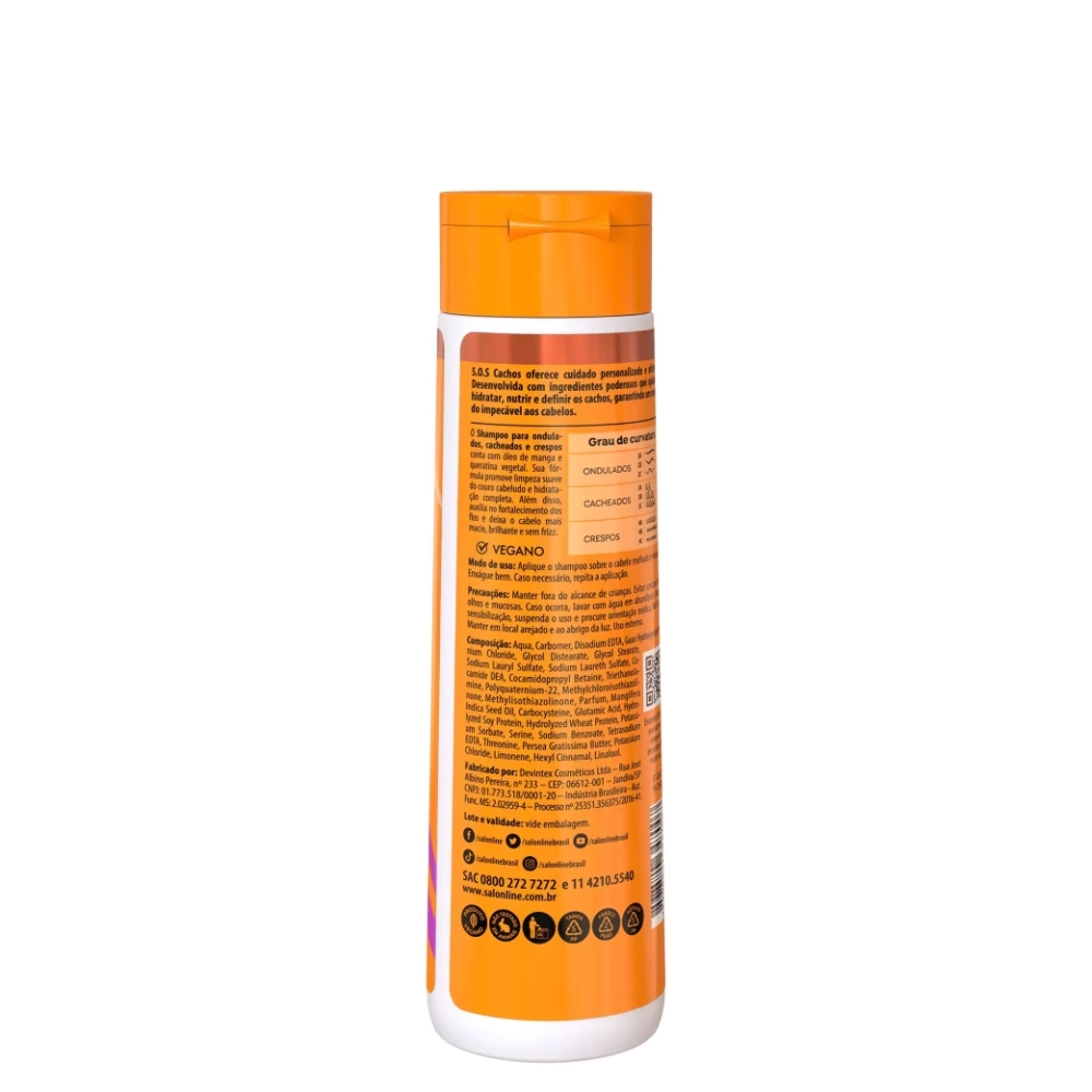 Shampoo Sos Cachos 300ml Salon Line