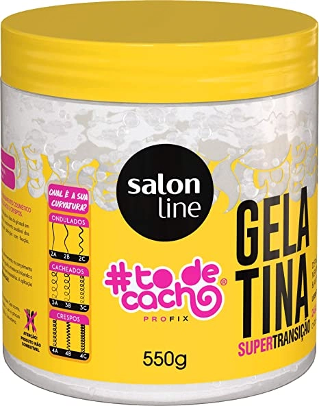 Gelatina Salon Line To De Cacho Super Transição Pote 550g