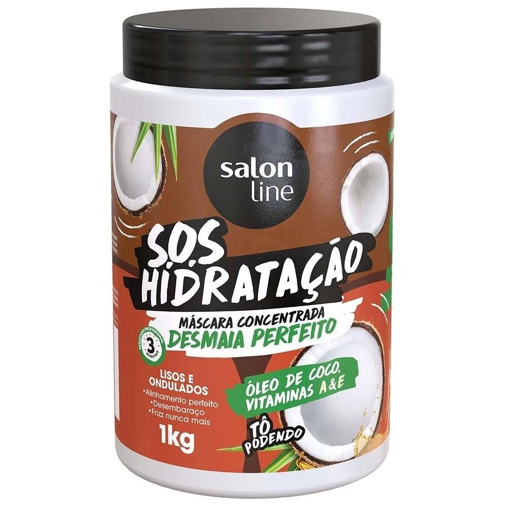 Linha Tratamento To Podendo Salon Line Mascara De Hidratacao Desmaia Perfeito Nivel 03, 1000 Gr Salo