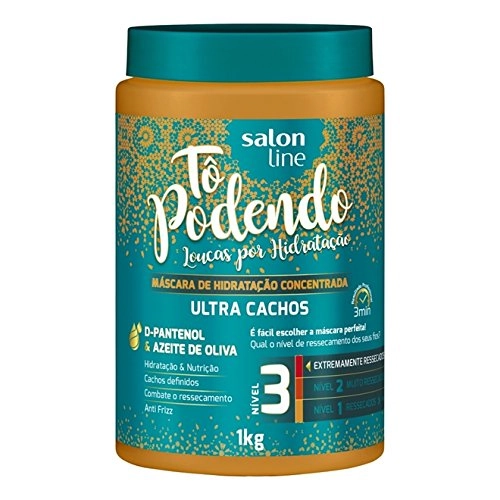 Linha Tratamento To Podendo Salon Line Mascara De Hidratacao Concentrada Ultra Cachos Nivel 03, 1000