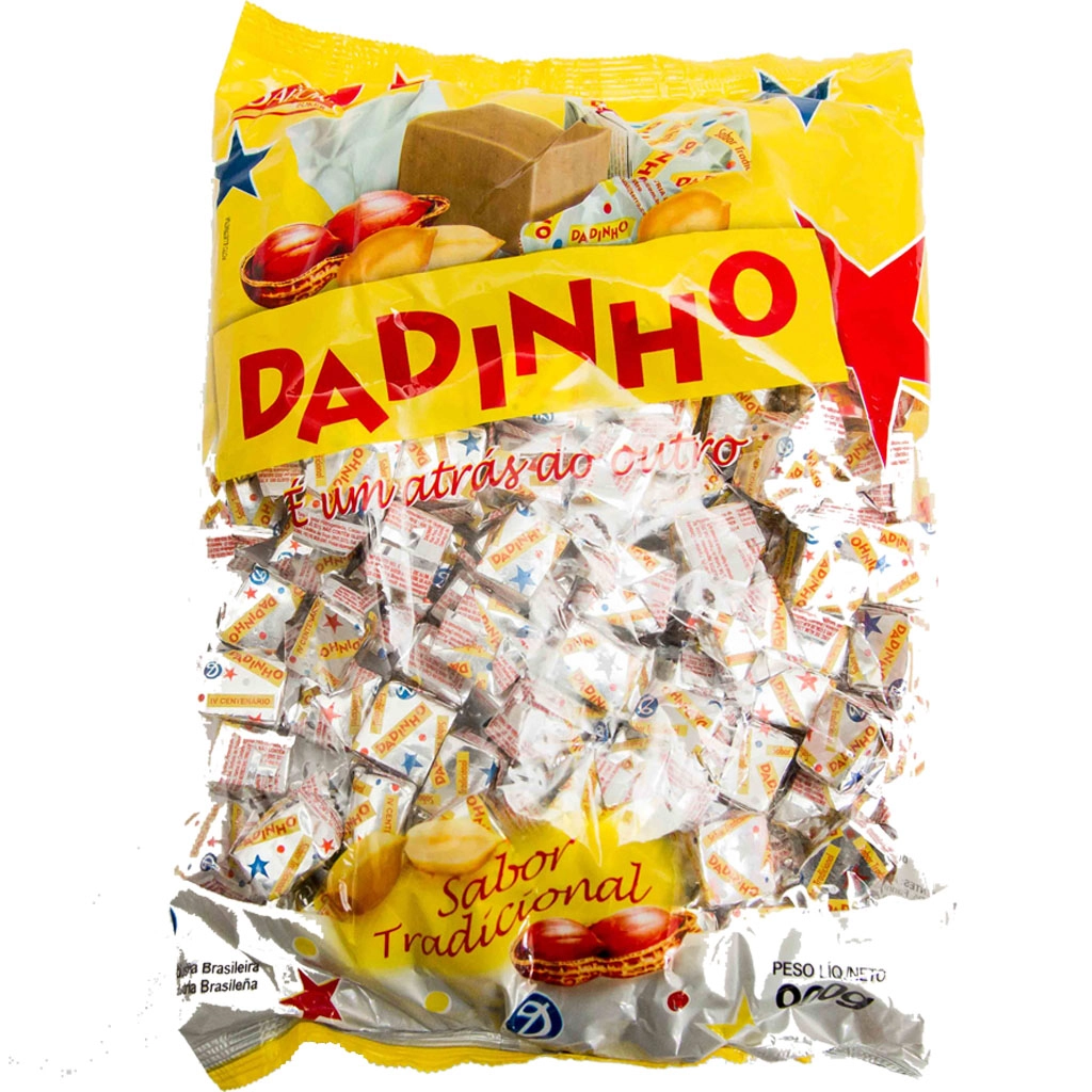 Doce De Amendoim Dadinho Pacote 900g
