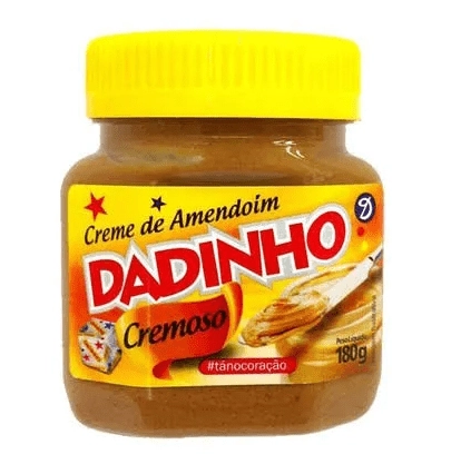 Creme De Amendoim Cremoso Dadinho Pote 180g