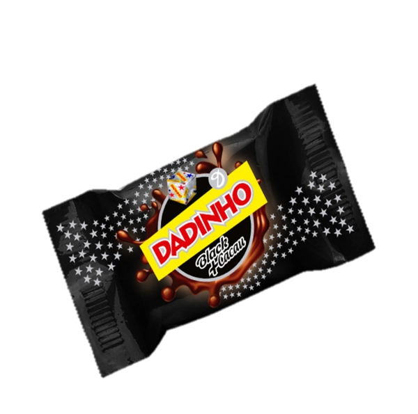 Bombom Dadinho Wafer Amendoim Coberura Chocolate Meio Amargo 16,5g