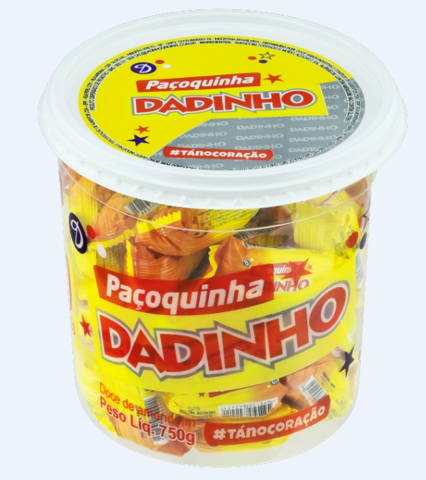 Paçoquinha Dadinho Pote 750g