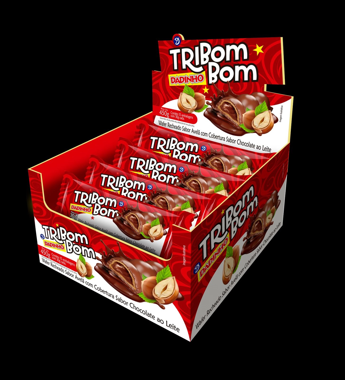 Choc Dadinho Tribombom C/avela 30g