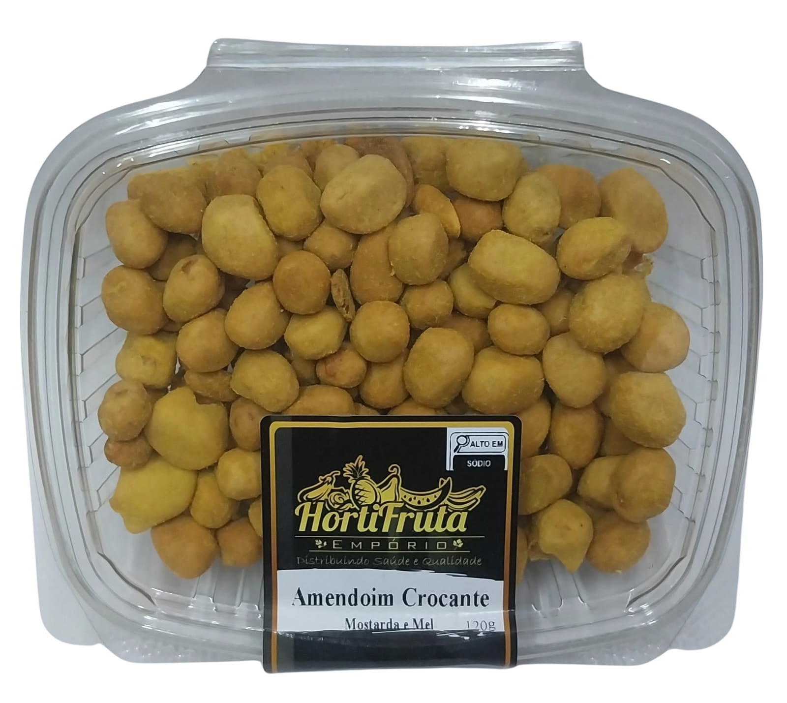 Amendoim Crocante Hortifruta 120g Mostarda E Mel