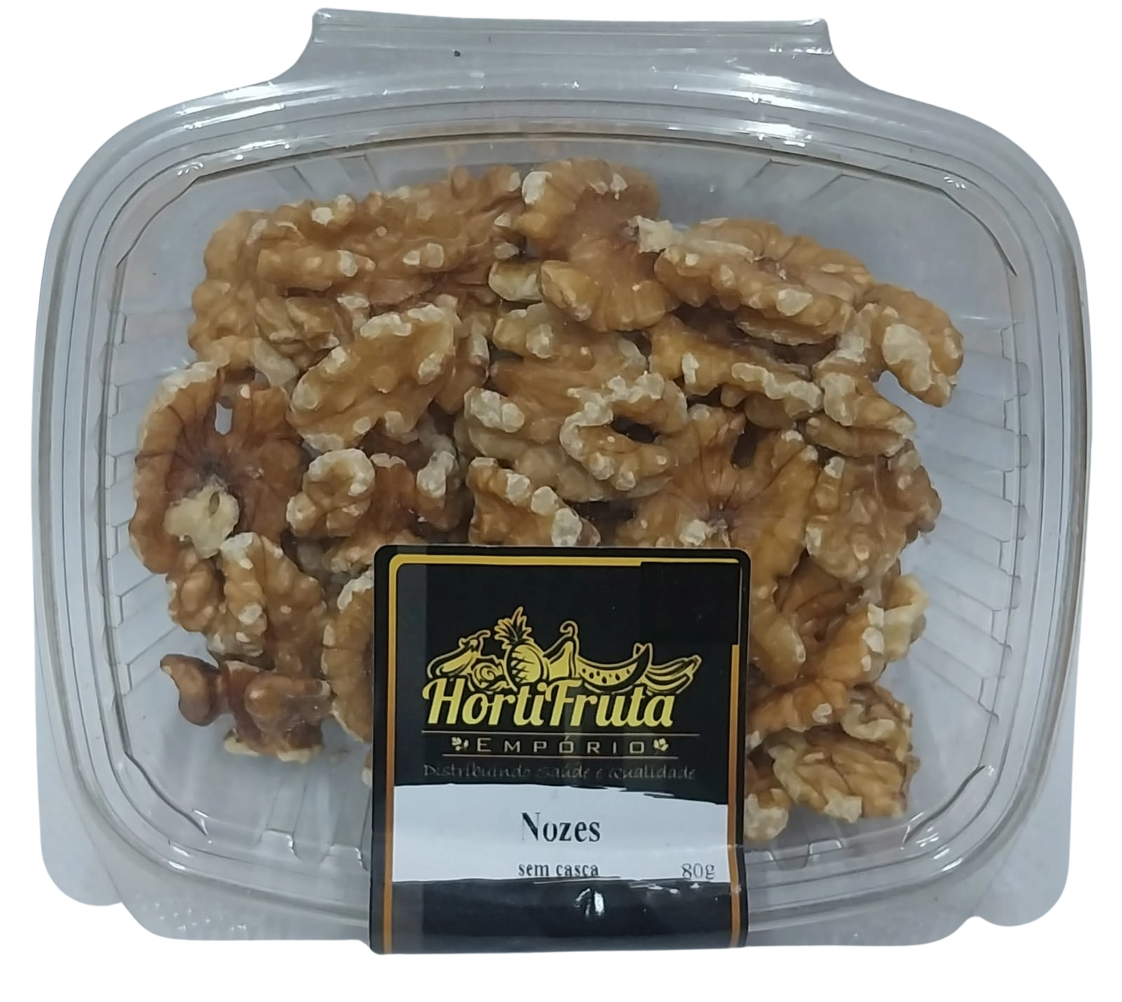 Nozes Hortifruta 80g Sem Casca