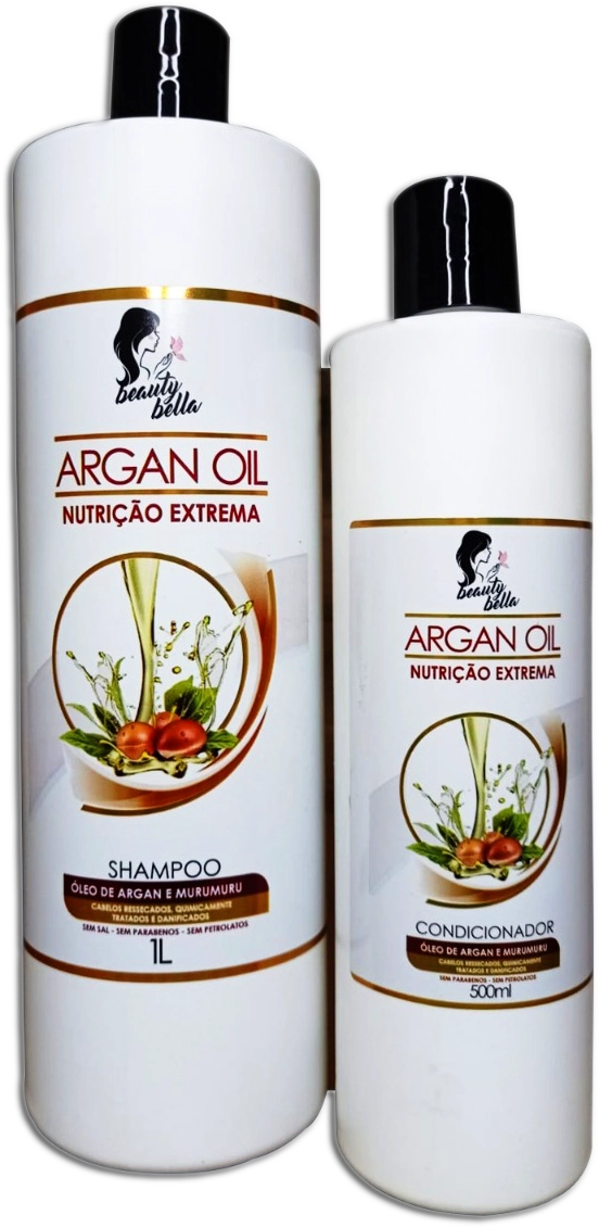 Kit Beauty Sh 1l Co 500ml Oleo De Argan E Murumuru