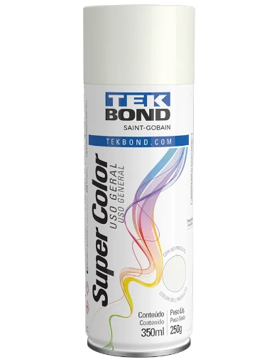 Tinta Aerossol Branco Fosco Uso Geral 350 Ml/250g