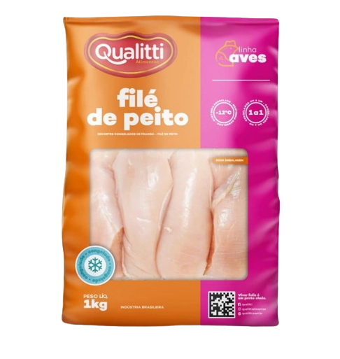 File Peito Frango Qualitti Iqf 1kg