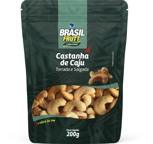 Castanha Caju Torr.salg.25 Pacts.c/200gr