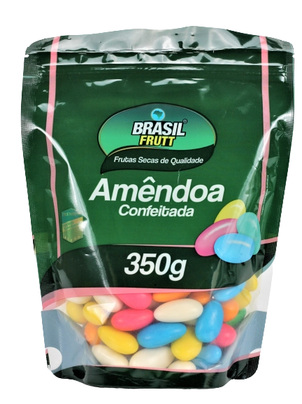 Amendoa Chil.confeitada 15 Pacts.c/350gr