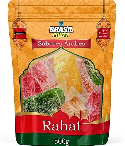 Doce Arabe Brasil Frutt 500g Rahat Sortido